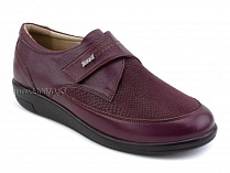 231161 Сурсил-Орто (Sursil-Ortho), туфли для взрослых, кожа, стрейч, бордовый, полнота 5 в Москве
