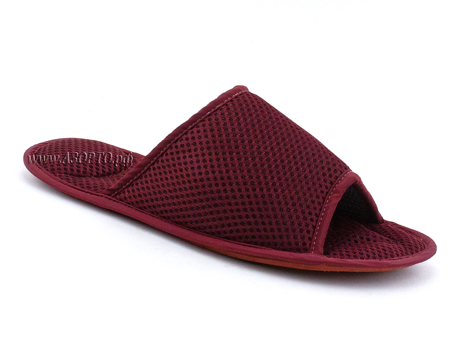 МТ01 Массажер для стоп, массажные тапочки, Релаксы, бордовый (1)