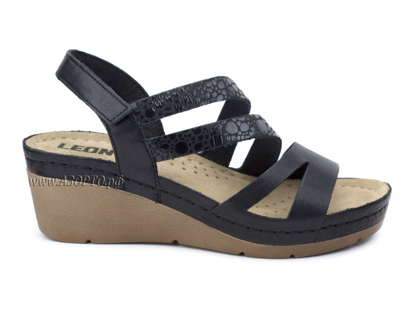 1022BLK-Леон-(Leon),-сандалии-для-взрослых-ортопедические(1)