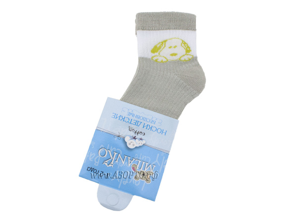 IN-163-Миланко-(MilanKo),-носки-детские,-в-сеточку-Собачка(4)