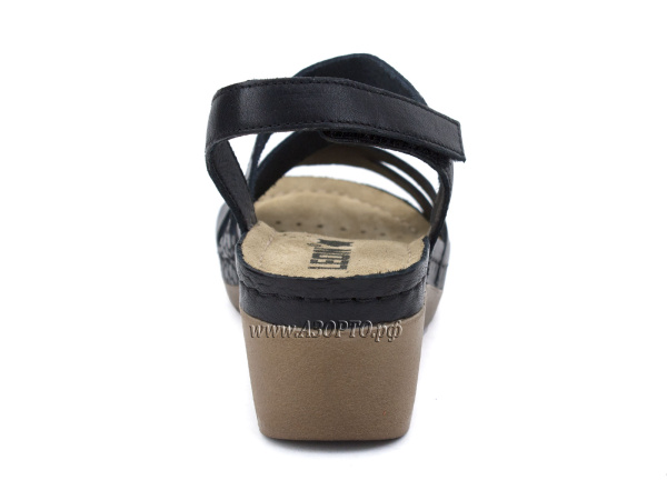 1022BLK-Леон-(Leon),-сандалии-для-взрослых-ортопедические(3)