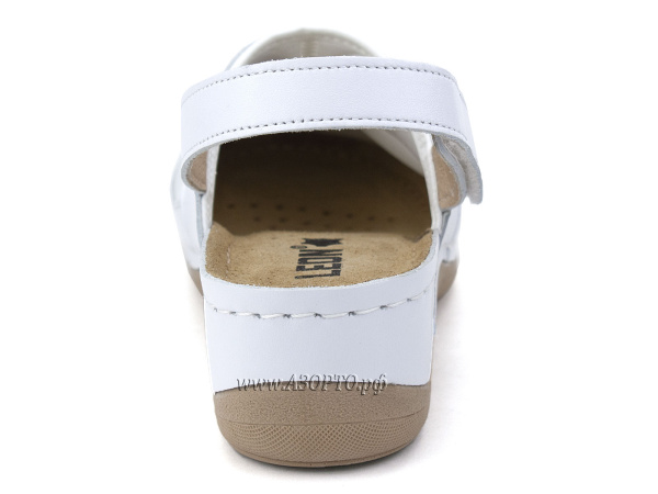 913WHT-Леон-(Leon),-сабо-для-взрослых-ортопедические,-удобная-медицинская-обувь(4)