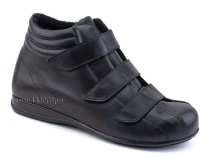 5008-02-1 МАРК Плюмекс (Plumex), ботинки для взрослых зимние, натуральная шерсть, кожа, черный, полнота 10 в Москве