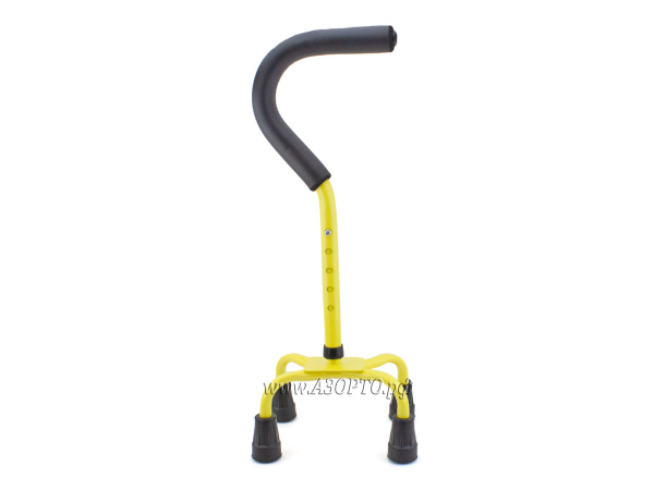 22ДТ4Н-Аверсус-Трость-четырёхопорная-детская,-регулируемая-по-высоте-с-помощью-кнопочного-фиксатора(1)