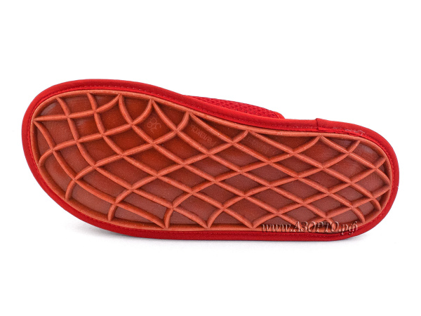 МТ20 Массажер для стоп, массажные тапочки, Релаксы, красный (2)