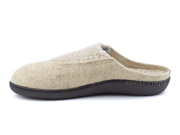 LM-803.002 Луомма (Luomma), домашние ортопедические тапочки, натуральная шерсть, белый(3)