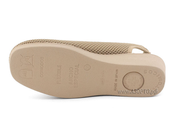 493603-Доктор-Бюргер-(Doctor-Burger),-сандалии-для-взрослых,-текстиль,-бежевый(5)