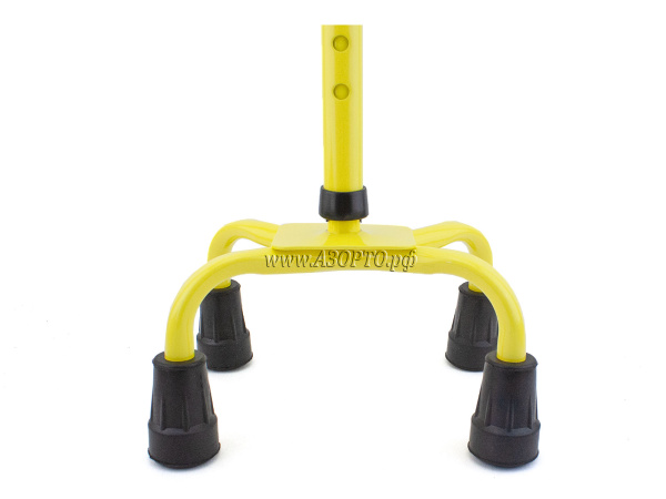 22ДТ4Н-Аверсус-Трость-четырёхопорная-детская,-регулируемая-по-высоте-с-помощью-кнопочного-фиксатора(2)