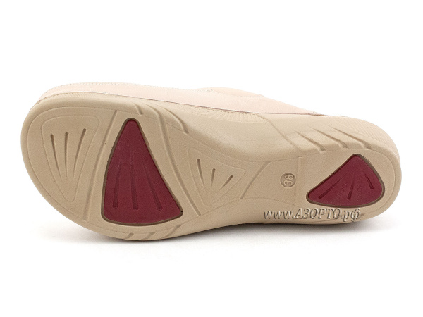 3100PDR-Леон-(Leon),-сабо-для-взрослых-ортопедические,-кожа,-бежевый(5)