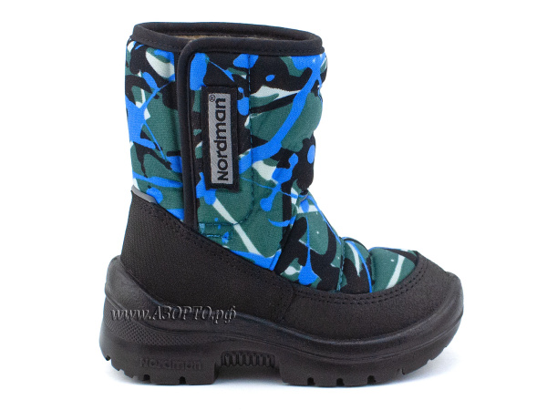 115003-06-Нордман-Луми-(Nordman-Lumi),-сапоги-детские-зимние,-зеленый,-синий,-текстиль,-шерсть(3)
