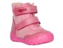 133-96,97,87 Тотто, ботинки демисезонние детские профилактические на байке, розовый, кожа в Москве