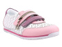 1750 02-01-14 Минишуз (Minishoes), кроссовки детские ортопедические профилактическиеелый, кожа, розовый, сиреневый в Москве