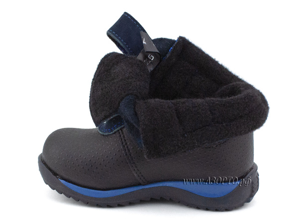 19-583-4-Скороход-(Skorohod),-ботинки-демисезонные-утепленные,-байка,-гидрофобная-кожа,-синий,чёрный(2)