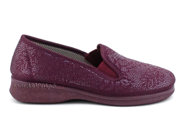 493479-Доктор-Бюргер-(Doctor-Burger),-туфли-для-взрослых,-текстиль,-бордовый(2)