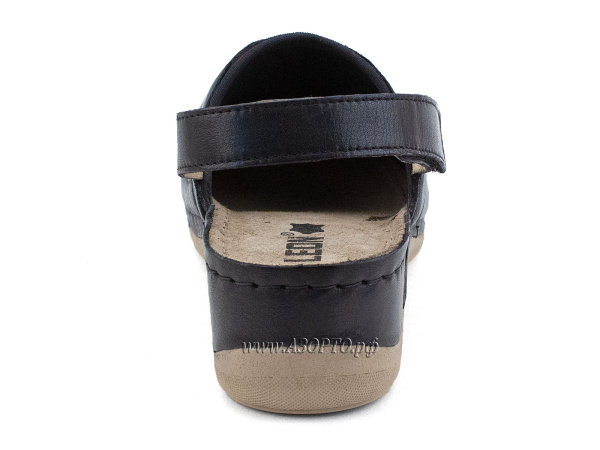 913BLK-Леон-(Leon),-сабо-для-взрослых-ортопедические,-удобная-медицинская-обувь(4)