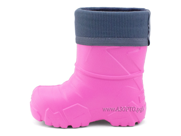 129111-10-Нордман-Кидс-(Nordman-Kids),-сапоги-резиновые-детские-eva-на-флисе,-розовый(4)