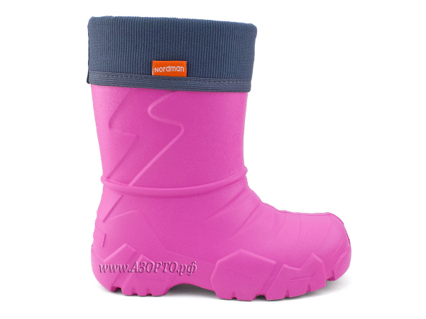 329111-10-Нордман-Кидс-(Nordman-Kids),-сапоги-резиновые-детские-eva-на-флисе,-розовый(3)