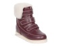 НЕДА43-039-1 Сурсил, ботинки детские ортопедические с высоким берцем, зимние, натуральный мех, кожа, вишневый в Москве