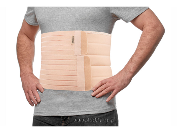 ПО-212 Орто.Ник (Ortonik) Бандаж послеоперационный с мягкой панелью, бежевый (2)