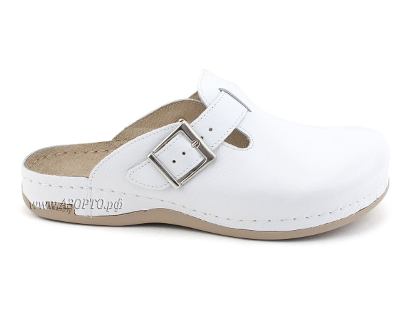 707MWHT-Леон-(Leon),-сабо-для-взрослых-ортопедические,-кожа,-белый(2) 707MWHT-Леон-(Leon),-сабо-для-взрослых-ортопедические,-кожа,-белый(2)