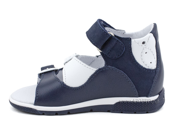 027_1-2,12,99-Тотто-(Totto)-сандалии-открытые,-кожа,-синий,-белый(3)