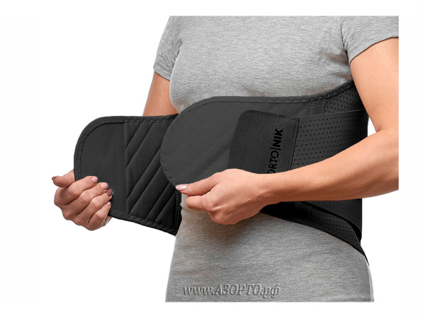 ПР-315УС ЧЁР Орто.Ник (Ortonik) Корсет ортопедический противорадикулитный жесткий (3)