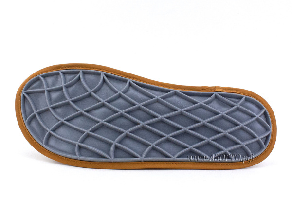 МТ01 Массажер для стоп, массажные тапочки, Релаксы, горчичный (2)