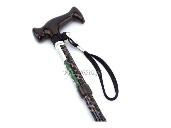 TN-133 Trives Трость опорная складная с ремешком и рисунком(1)