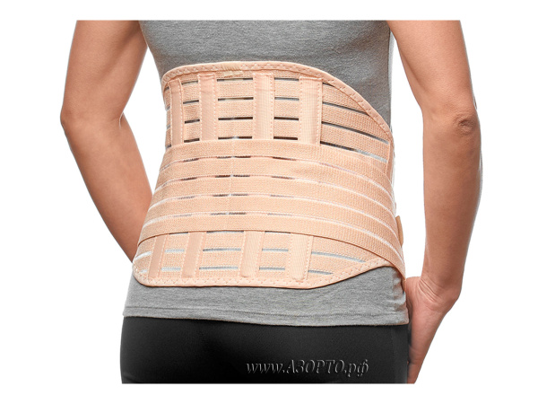 ДР-112 Орто.Ник (Ortonik) Бандаж дородовый с мягкой панелью, и с рёбрами жёсткости, бежевый (2)