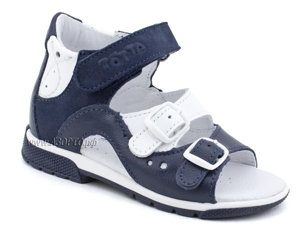 027_1-2,12,99-Тотто-(Totto)-сандалии-открытые,-кожа,-синий,-белый(1)