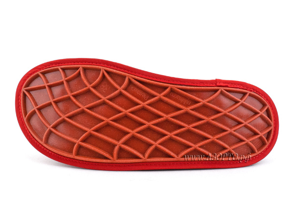 МТ01 Массажер для стоп, массажные тапочки, Релаксы, красный (2)