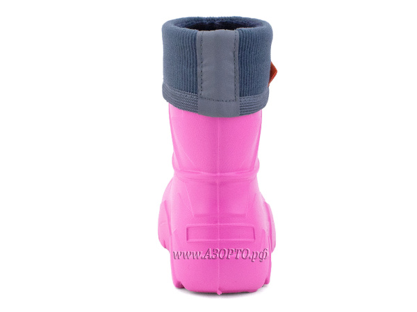 129111-10-Нордман-Кидс-(Nordman-Kids),-сапоги-резиновые-детские-eva-на-флисе,-розовый(5)