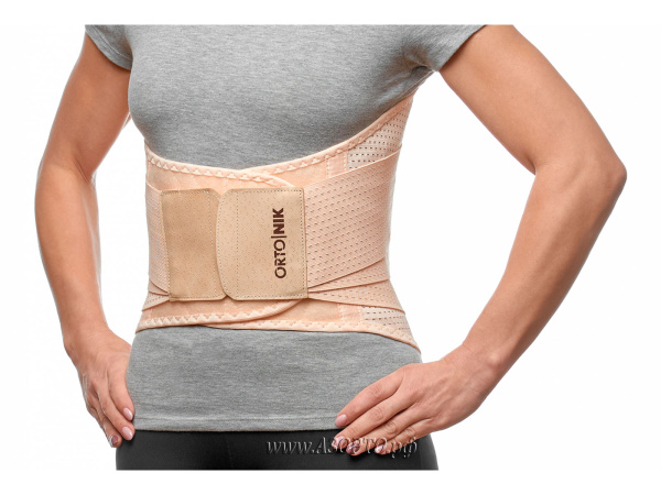ПР-315УС БЕЖ Орто.Ник (Ortonik) Корсет ортопедический противорадикулитный жесткий (2)