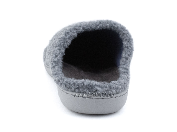 LM-803.021D Луомма (Luomma), домашние ортопедические тапочки, натуральная шерсть, серый(4)