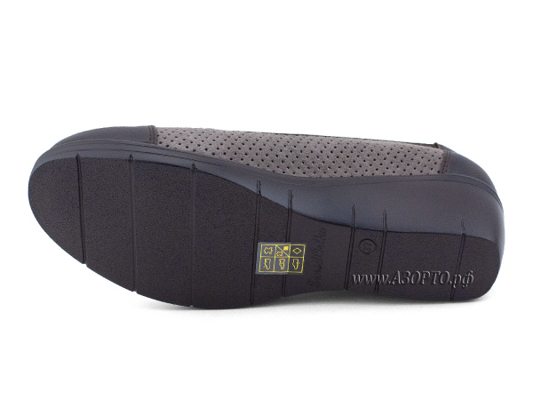 200118-1-Сурсил-Орто-(Sursil-Ortho),-туфли-для-взрослых,-кожа,-текстиль,-коричневый,-полнота-6(5)