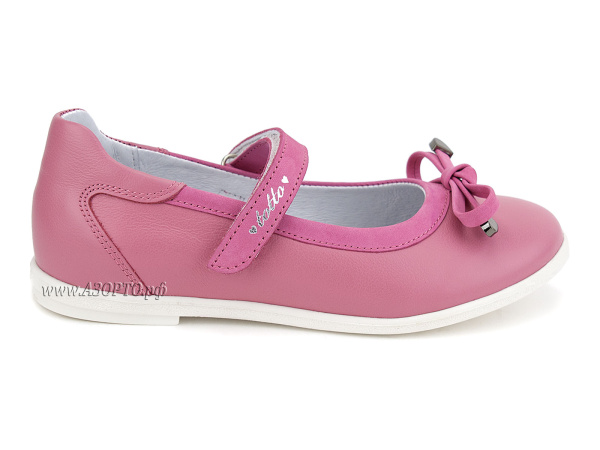 30012-117,87-Тотто-(Totto),-туфли-детские-ортопедические-профилактические,-кожа,-розовый(2)