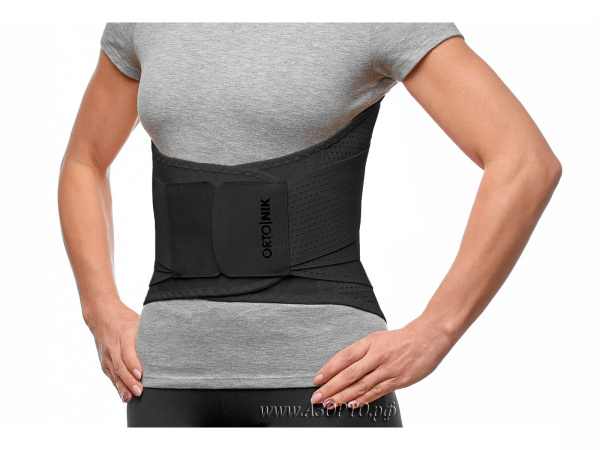 ПР-315УС ЧЁР Орто.Ник (Ortonik) Корсет ортопедический противорадикулитный жесткий (2)
