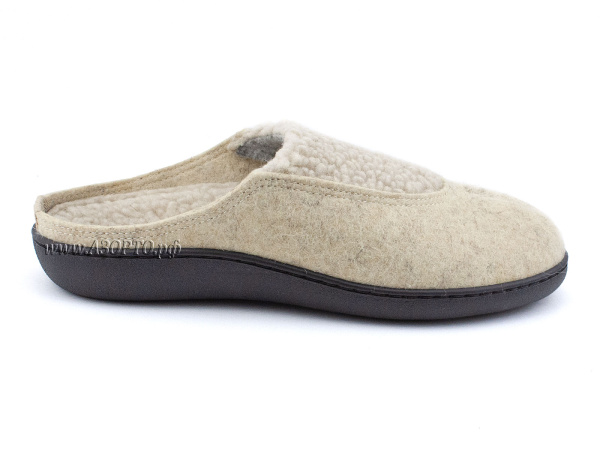 LM-803.002 Луомма (Luomma), домашние ортопедические тапочки, натуральная шерсть, белый(2)