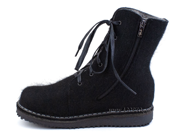 53268-Фома-(Foma),-унтоваленки-подростковые,-шерсть,-войлок,-черный(4)