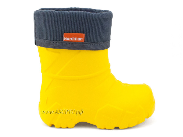 129111-06-Нордман-Кидс-(Nordman-Kids),-сапоги-eva-детские-с-вшитым-флисовым-вкладышем,-желтый(3)