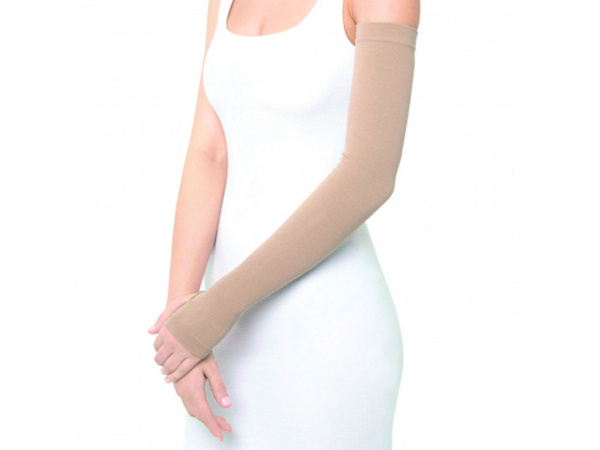 Рукав компрессионный кругловязаный РККВ ЦК, вид 4- рукав удлиненный, с перчаткой (18-21 мм.рт.ст) 1