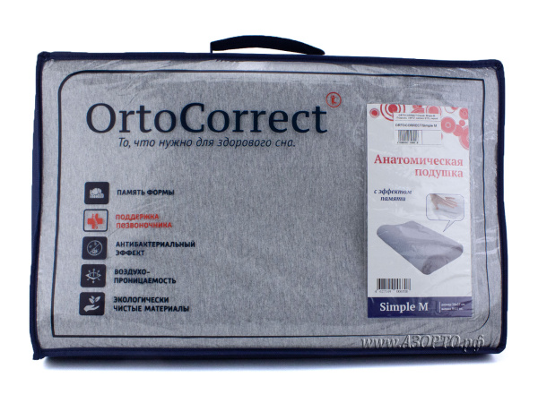 ORTOCORRECT-Classic-Simple-M-Подушка-ортопедическая-с-эффектом-памяти-(5636,-валики-911)(3)