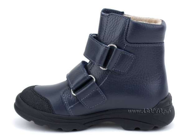 338-712-Тотто-(Totto),-ботинки-детские-утепленные-ортопедические-профилактические,-кожа,-синий(3)