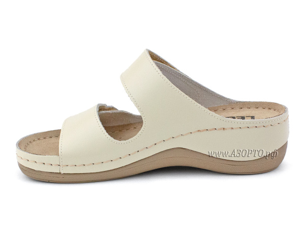 904BGE-Леон-(Leon),-сандалии-открытые-для-взрослых-ортопедические,-кожа,-бежевый(3)