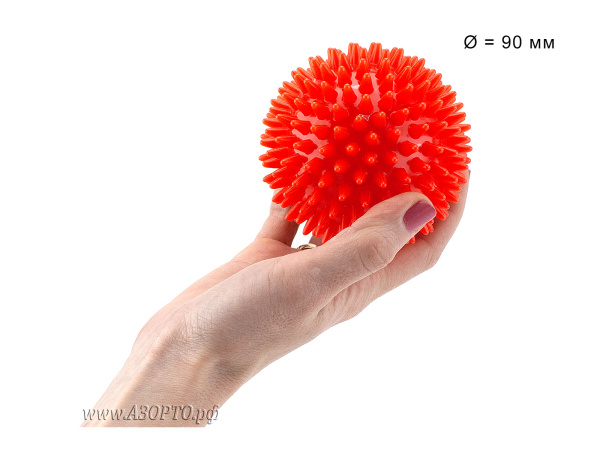 L0109-Ортосила-Мяч-массажный,-красный,-диаметр-90-мм(2)