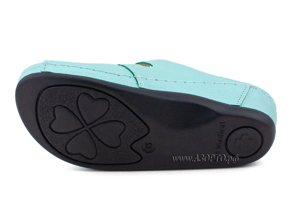 LM-703,009-Луомма-(Luomma),-сандалии-для-взрослых-ортопедические,-кожа,-мята,-полнота-9(5)