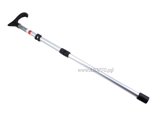 12MR.F Mikirad Трость опорная с крючкообразной рукояткой, регулируемая по высоте(3)