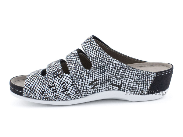 LM-703N,036B-Луомма-(Luomma),-сандалии-для-взрослых-ортопедические,-кожа,-черный,-газета,-полнота-7(3)