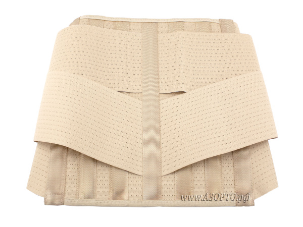 ПРР-130-Экотен-(Ecoten)-Корсет-ортопедический-пояснично-крестцовый-полужесткий-с-4-ребрами-жесткости,-ширина-30см,-бежевый(5)